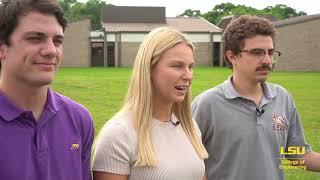 LSU Mechanical Engineering Seniors Design Running Apparatus For Visually Impaired Students