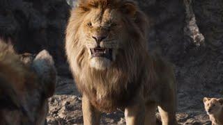 Mufasa Saved Simba Scene  THE LION KING  Movie scene 2019