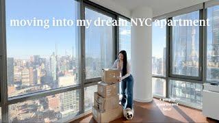 moving into my dream NYC apartment empty apartment tour & living alone