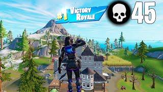 45 Elimination Solo vs Squads Win Fortnite Chapter 3 Season 4 Full Gameplay