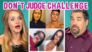 ADULTS REACT TO DONT JUDGE CHALLENGE #DontJudgeChallenge