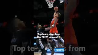 Always Onward ️ Top plays from the 2022-23 season #okcthunder #nba #shorts #basketball #thunderup