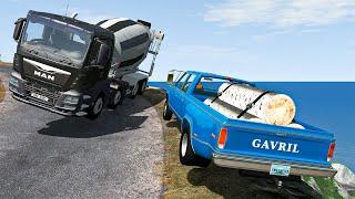 Cliff Drops #28 - BeamNG DRIVE  SmashChan