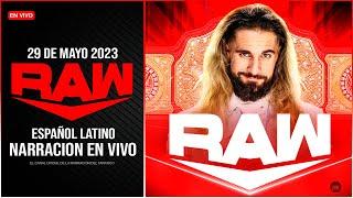 WWE RAW 29 de Mayo 2023 EN VIVO  Español Latino  WWE RAW 29052023  CELEBRACIÓN DE SETH ROLLINS