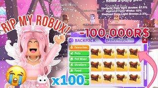 Opening 100 CHRISTMAS PONY BOXES In Adopt Me Roblox *2022*