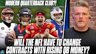 Will Massive Contracts Force NFL To Bring Back The Quarterback Club?  Pat McAfee Reacts