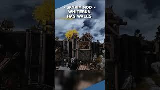 My Favorite Whiterun Wall Mod TO DATE  #skyrimmodding #skyrimmods #skyrimse