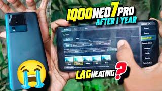 IQOO NEO 7 PRO After 1 Year full 90 FPS With Screen recording Gaming Test  Heating? Lag?