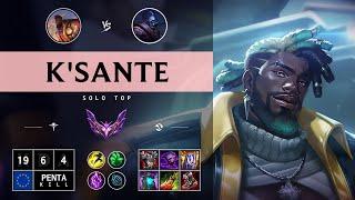 KSante Top vs Jax Pentakill Legendary - EUW Master Patch 14.15