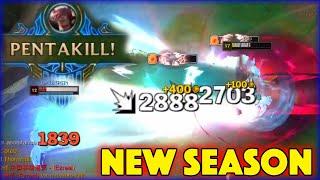 NEW SEASON PENTAKILL LOL FUN Moments 2024 Nunu Sett Gwen Ryze Darius Jhin #283