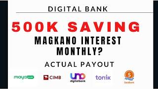 500k Actual Interest Rate Monthly I Digital Banks