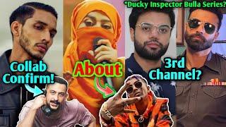 Talha Anjum X Faris Shafi Confirm  Eva B about MC Stan  Ducky Bhai in inspector Bulla Series? 3rd