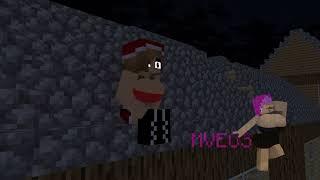 Girl Santa Night Out  Minecraft Christmas Inflation Animation