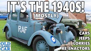 BACK TO THE 1940s Cars lorries & WW2 trucks at Sleap