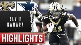 Alvin Kamara Best Plays vs Cowboys  Week 2 Highlights