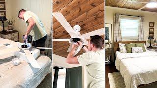 Installing a Smart Ceiling Fan to Complete our Bedroom Makeover  How To