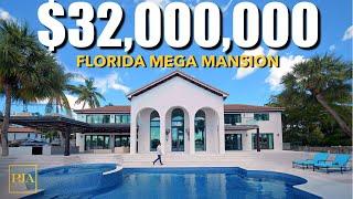 Inside a $32000000 MEGA MANSION in Fort Lauderdale Florida  Peter J Ancona