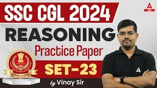 SSC CGL 2024  SSC CGL Reasoning Classes By Vinay Tiwari  SSC CGL Reasoning Practice Set #23