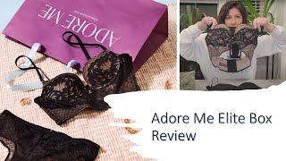 Adore Me Elite Box Review and Lingerie Try On