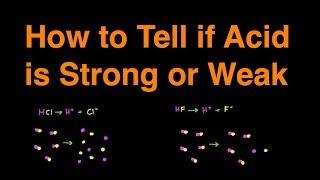 How to Determine if Acid is Strong or Weak Shortcut w Examples and Practice Problems