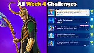 Fortnite All Week 4 Challenges Guide Epic and Legendary Quests
