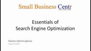 Essentials for Search Engine Optimization for Small Businesses