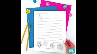 Printable Spring Writing Paper