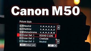 C LOG vs Neutral vs Cinestyle  Test and Install guide for Canon M50