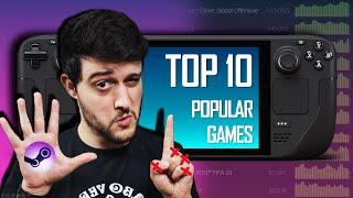 Steam Deck vs Top 10 Most Played Games