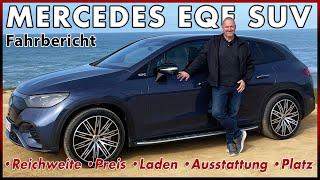 Mercedes EQE SUV Das elektrische E-Klasse SUV im Test  Probefahrt Reichweite Motor Review 2023