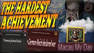 THE HARDEST ACHIEVEMENT PORTUGAL VS THE WORLD HOI4 GO AHEAD MACAU MY DAY IS OP - Hearts of Iron 4