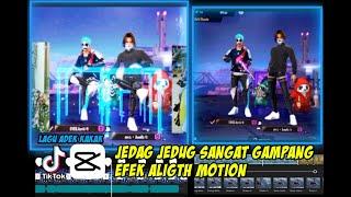 Cara membuat JEDAG JEDUG keren efek Aligth motion  di aplikasi Capcut  free fire battelground