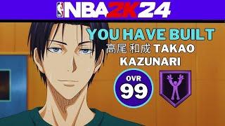 CHRIS PAUL TYPE BUILD??  NBA 2K24 KAZUNARI TAKAO BUILD  KUROKO NO BASKET NBA 2K2 NEW AND OLD GEN