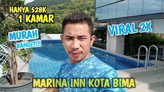 VIRAL 2X INILAH HOTEL MARINA INN BIMA  REVIEW KELILING KAMAR DAN RUANGAN LAIN  VLOG Part II