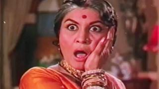 Ashok Kumar Slaps Shashikala - Paisa ya Pyar - Bollywood Movie Scene