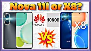 Huawei Nova 11i vs Honor X8  Specification  Comparison  Features  Price