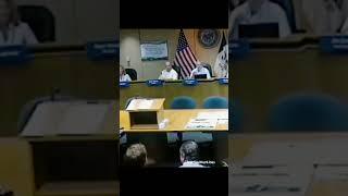 Lady goes off topic at Board Meeting. #funny