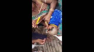 Mundan Breastfeeding latest video India  Breastfeeding video India mundan video india  Breastfeed