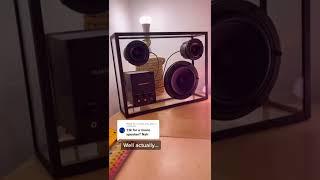 Transparent be stereo #transparentspeakers #homestudio #diymusician #musicproduction #shorts