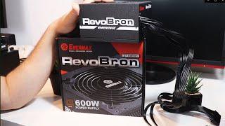 Enermax RevoBron 600Watt. Test completo ripple e Vdrop