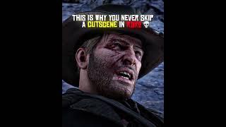 Skipping A Cutscene In RDR2 Is A Bad Idea  - #rdr2 #shorts #reddeadredemption #recommended #viral