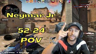 Neymar Jr 52Kills @ FACEIT ranked Dust2 POV 2022.11.09 - CSGO POV