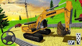 Heavy Excavator Demolish Construction Game Dump Trucks Cars Driving Bambi TV