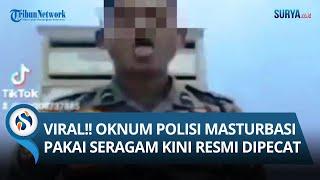 VCS Masih Pakai Seragam Oknum Polisi ini Resmi Dipecat Videonya Viral di Twitter