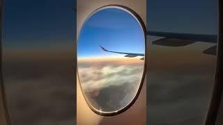 A350-900 Air China Wingview with a Contrail #shorts