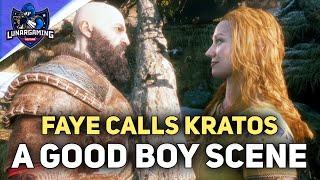 Faye Calls Kratos A Good Boy God of War Ragnarok