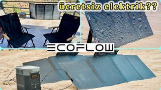 ELEKTRİK OLMAYAN ARSADA TARLADA ELEKTRİĞE ÇÖZÜM OLUR MU? Prefabrik evler için uygun mudur? #ecoflow