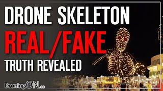 Halloween Drone Skeleton in Dubai - REALFAKE? - Truth REVEALED