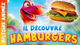 Le dinosaure et les hamburgersHistoire pour sendormir the dinosaur and the hamburgers Soir