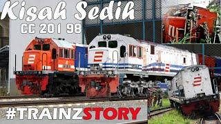 LOKOMOTIF INI AKHIRNYA MATI SETELAH 2 KALI KECELAKAAN  TRAINZSTORY CC 201 98